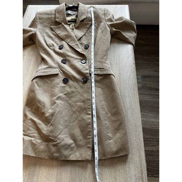 House of CB Alexis Robe Blazer in Camel Size Small Trench Coat Dress - Picture 10 of 12